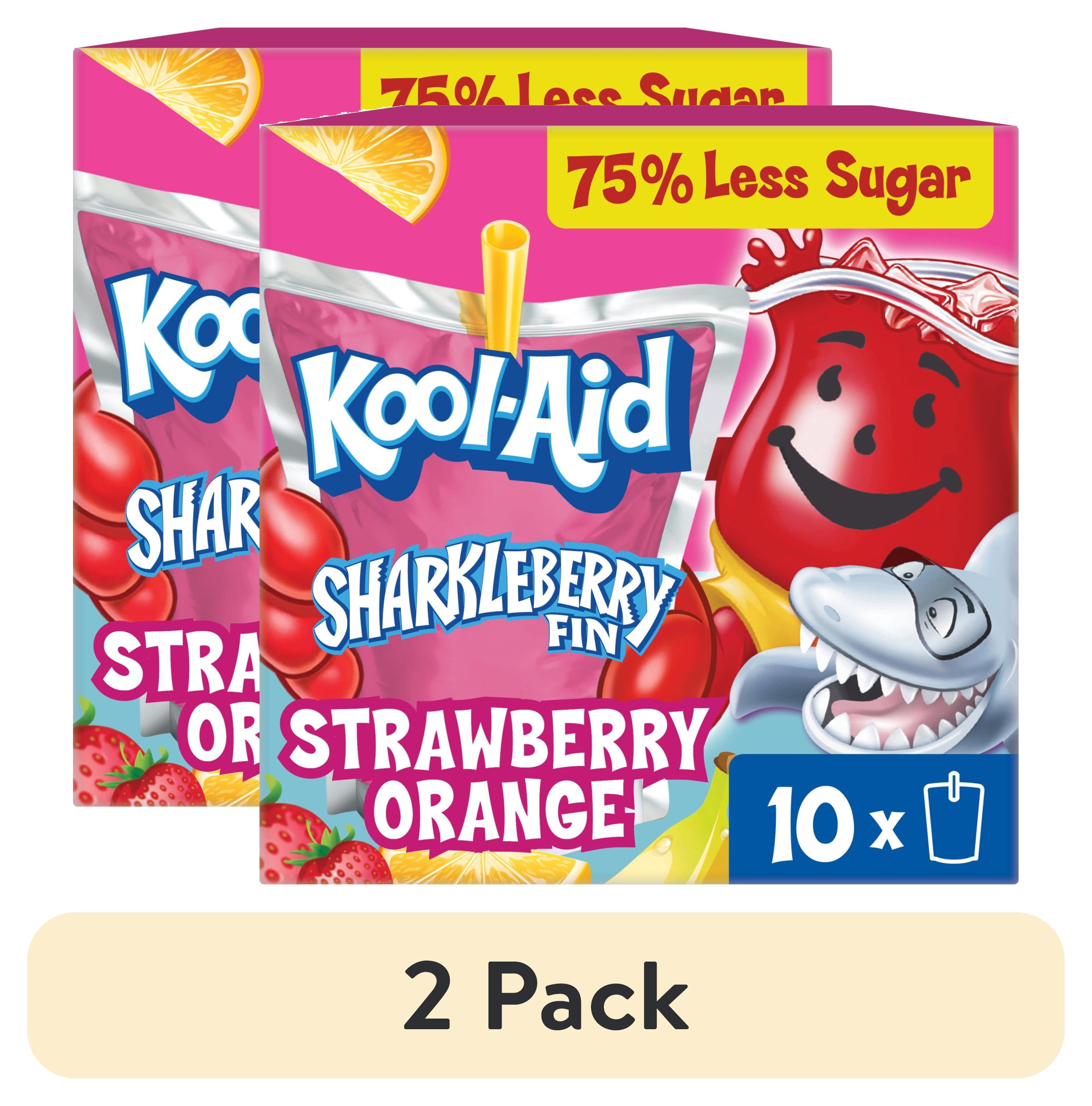 Strawberry Jam様ご予約品　　希少カラー✨NAGHEDI 2 pack) Kool-Aid Jammers Artificially Flavored Drink, 10 Pouches