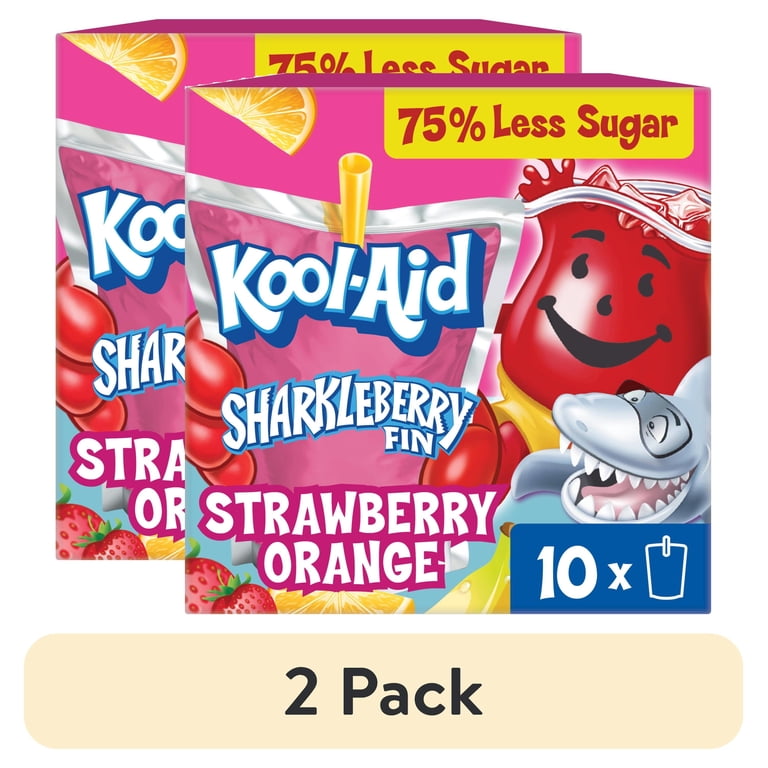 2 pack) Kool-Aid Jammers Artificially Flavored Drink, 10 Pouches