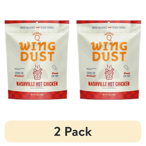 (2 pack) Kosmos Q Nashville Hot Wing Dust 4.5 oz