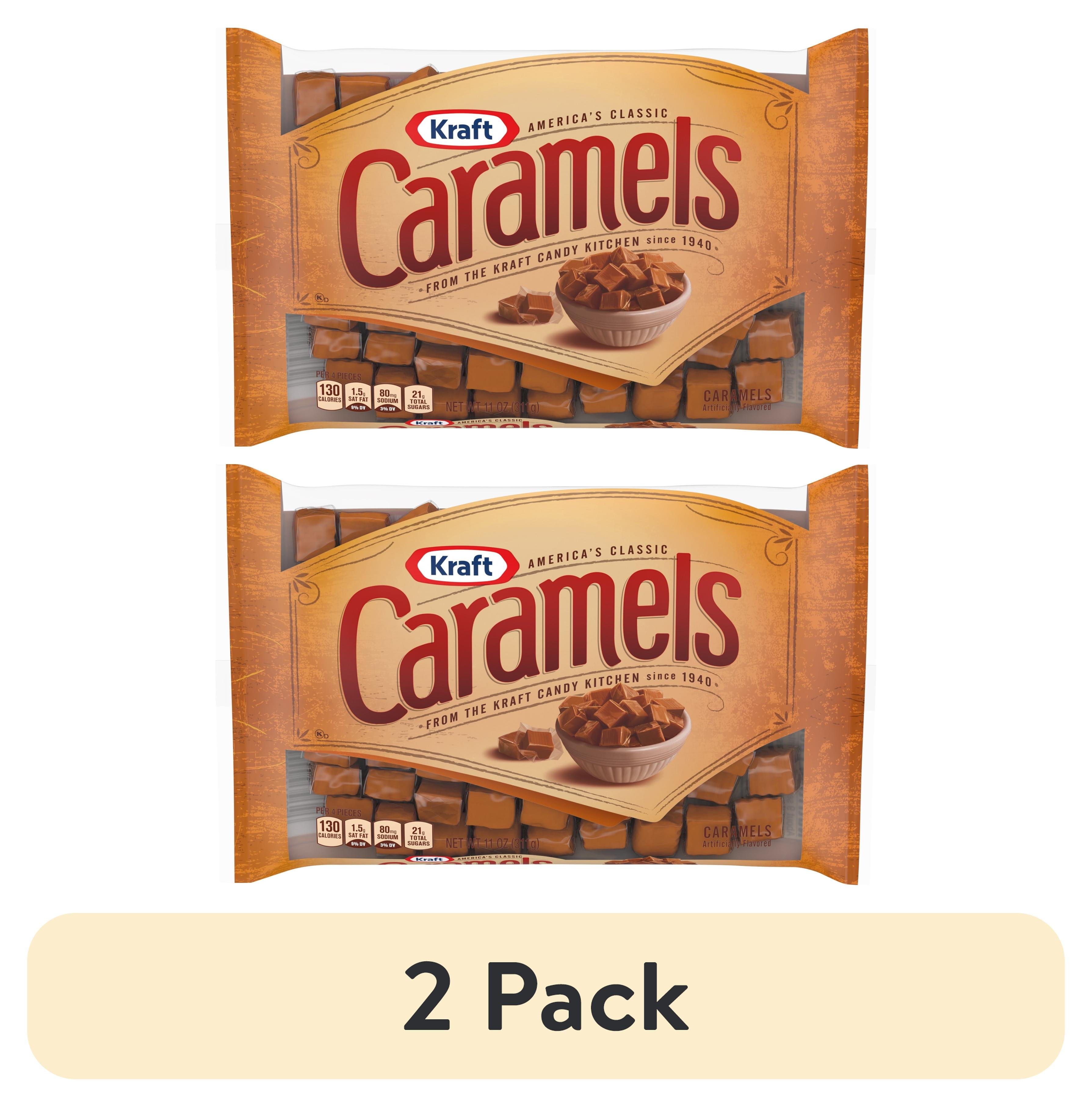 (2 pack) Kraft America's Classic Individually Wrapped Candy Caramels, 11 oz Bag