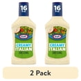 thumbnail image 1 of (2 pack) Kraft Creamy Italian Dressing, 16 fl oz Bottle, 1 of 14