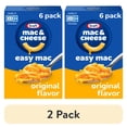 thumbnail image 1 of (2 pack) Kraft Easy Mac and Cheese, 6 Packets, for Easy Dinner or Dinner Sides, Original Flavor, No Artificial Flavors, Preservatives or Dyes, 12.9 oz, 1 of 21
