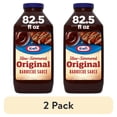 thumbnail image 1 of (2 pack) Kraft Original Slow-Simmered Barbecue Sauce, 82.5 oz Bottle, 1 of 16