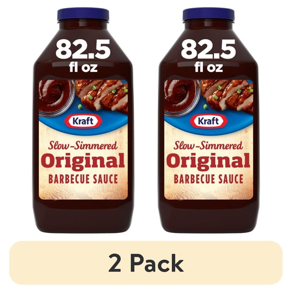 (2 pack) Kraft Original Slow-Simmered Barbecue Sauce, 82.5 oz Bottle