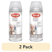2 pack Krylon Matte Finish Spray Coating, Matte, Clear, 11 oz