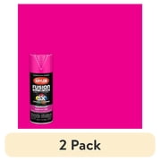 2 pack Krylon Fusion All-In-One, Gloss, Hot Pink, 12 oz