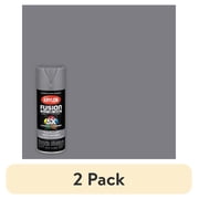 2 pack Krylon Fusion All-In-One, Matte, Deep Gray, 12 oz
