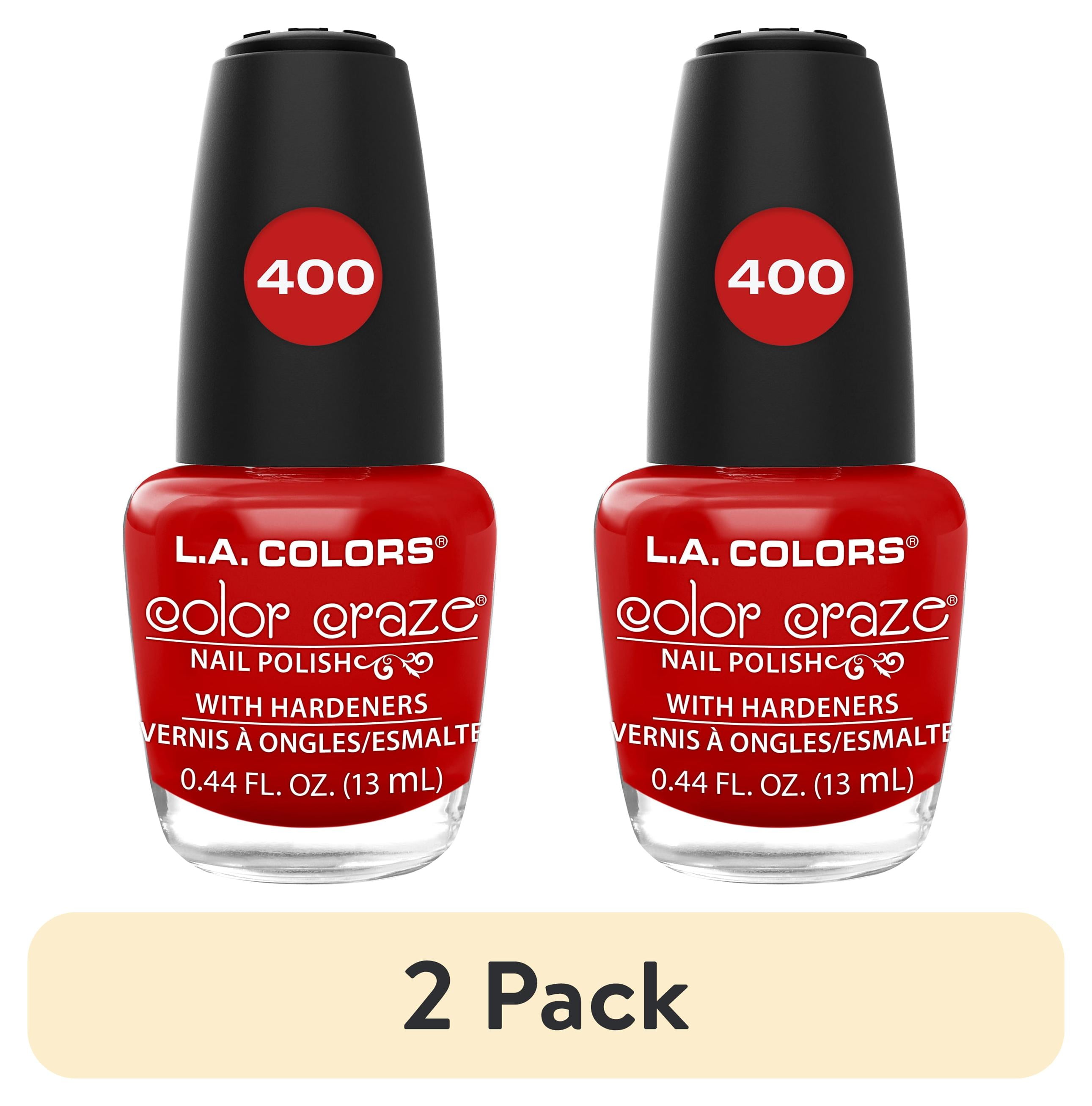 (2 pack) L.A. COLORS Color Craze Nail Polish, Marylian, 0.44 fl oz