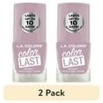 thumbnail image 1 of (2 pack) L.A. COLORS Color Last Nail Polish, Everlasting, 0.5 fl oz, 1 of 8