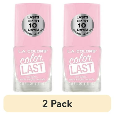 (2 pack) L.A. COLORS Color Last Nail Polish, Love, 0.5 fl oz