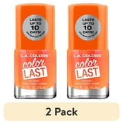 (2 pack) L.A. COLORS Color Last Nail Polish, Optimism, 0.50 fl oz