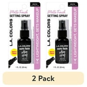 (2 pack) L.A. COLORS Lightweight & Non-sticky Mattifying Setting Spray, 1 fl oz
