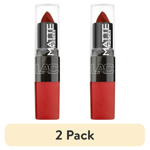 (2 pack) L.A. COLORS Soft Moisturizing Matte Lipstick, Starlet, 0.13 fl oz