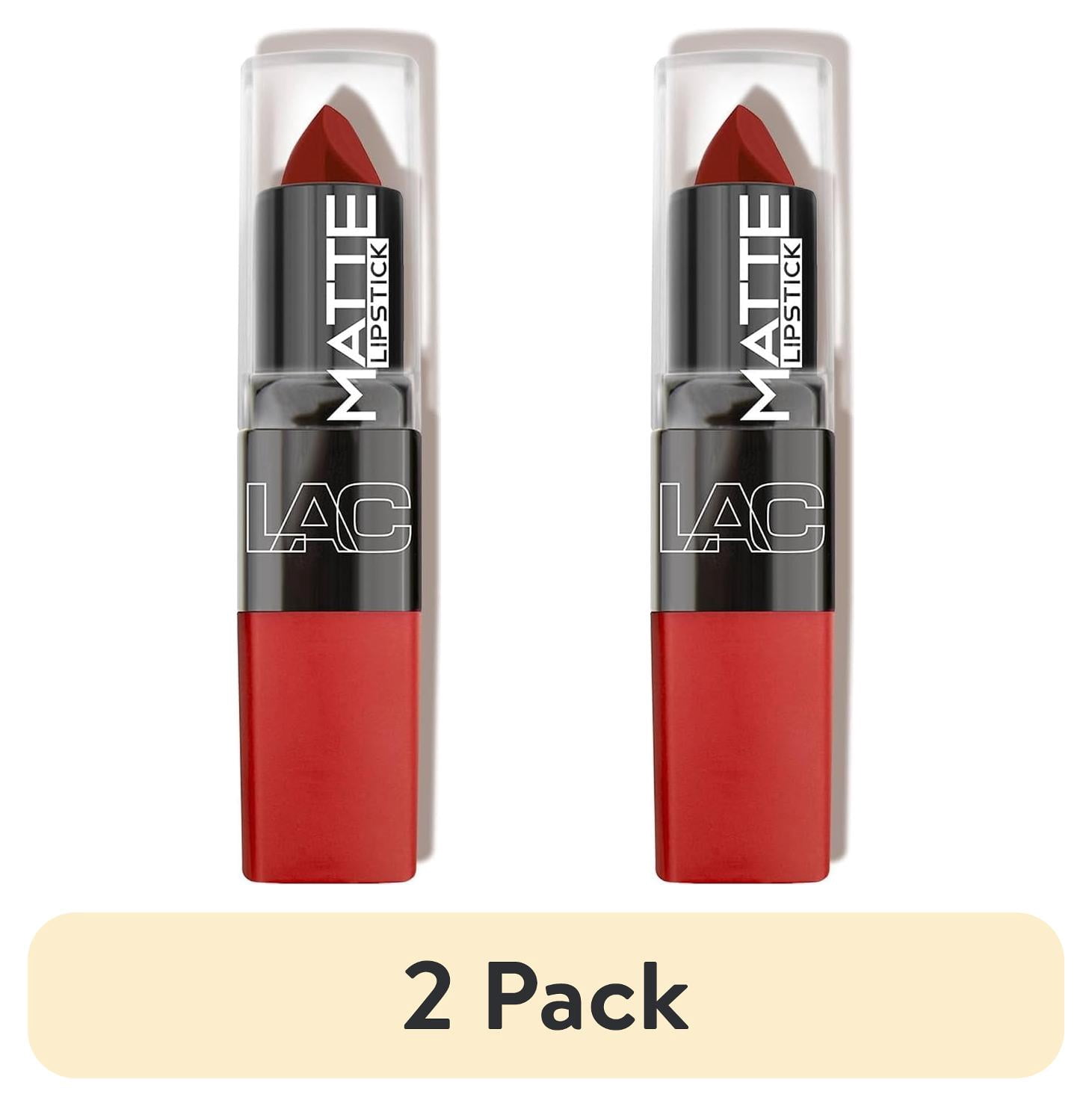 (2 pack) L.A. COLORS Soft Moisturizing Matte Lipstick, Starlet, 0.13 fl oz