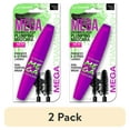 thumbnail image 1 of (2 pack) L.A. COLORS Mega Drama Thickening + Lash Plumping Long-Wearing Mascara, Black, 0.13 fl oz, 1 of 9