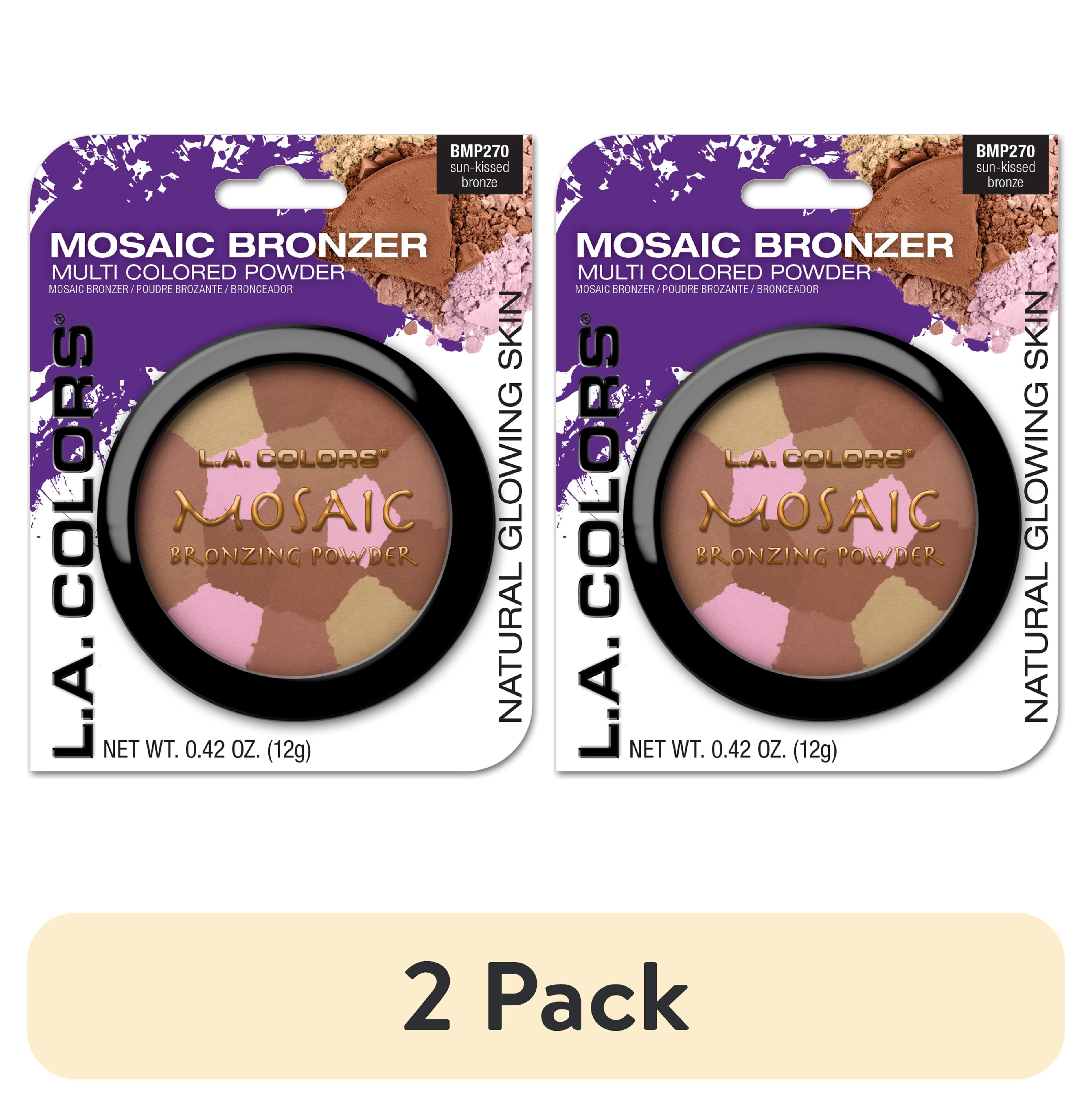2 pack) L.A. COLORS Mosaic Silky-Soft Airbrush Powder Bronzer