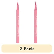 (2 pack) L.A. COLORS Ultra-precise Mark & Fine Felt Tip Liquid Eyeliner, Baby Pink