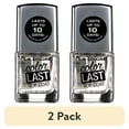 thumbnail interactive-video image 1 of (2 pack) L.A. Colors Color Last Nail Polish, Crystal Top Coat, 0.5 fl oz, 1 of 7