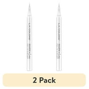 (2 pack) L.A. Colors Ultra-precise Mark & Fine Felt Tip Liquid Eyeliner, Snow White
