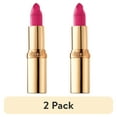 thumbnail interactive-video image 1 of (2 pack) L'Oreal Paris Colour Riche Original Satin Lipstick for Moisturized Lips, 185 Miss Magenta, 1 of 8
