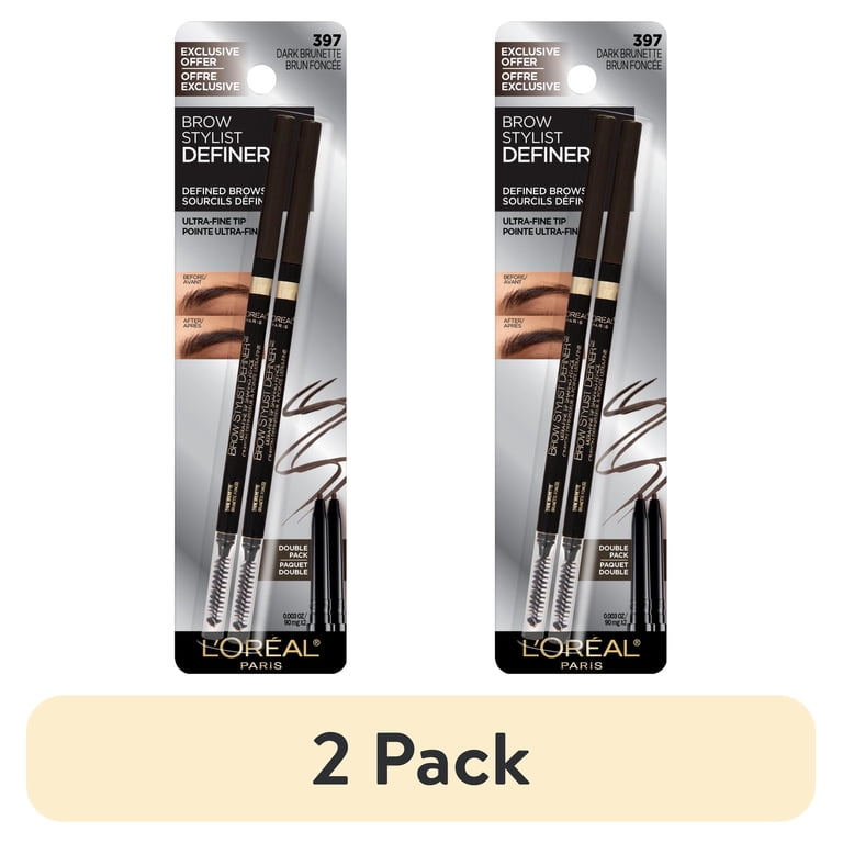2 pack) L'Oreal Paris Brow Stylist Definer Waterproof Eyebrow