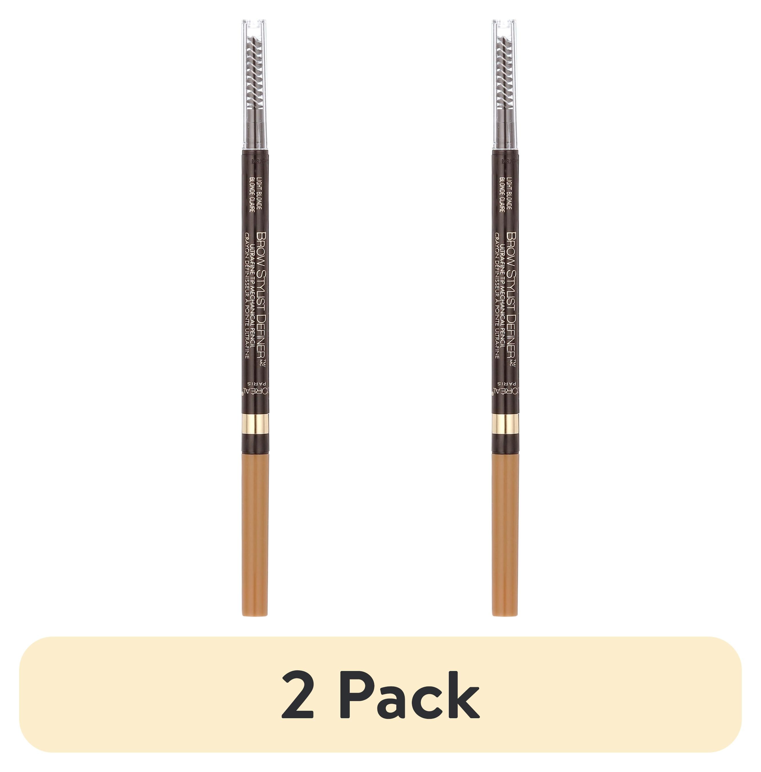 (2 pack) L'Oreal Paris Brow Stylist Definer Waterproof Mechanical Eyebrow Pencil, Light Blonde