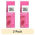 thumbnail interactive-video image 1 of (2 pack) L'Oreal Paris Colorista Semi Permanent Hair Color, Light Bleached Blondes Hot Pink, 1 of 10
