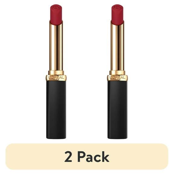 (2 pack) L'Oreal Paris Colour Riche Intense Volume Matte Lipstick, Le Rouge Paris, Stick, 0.06 oz