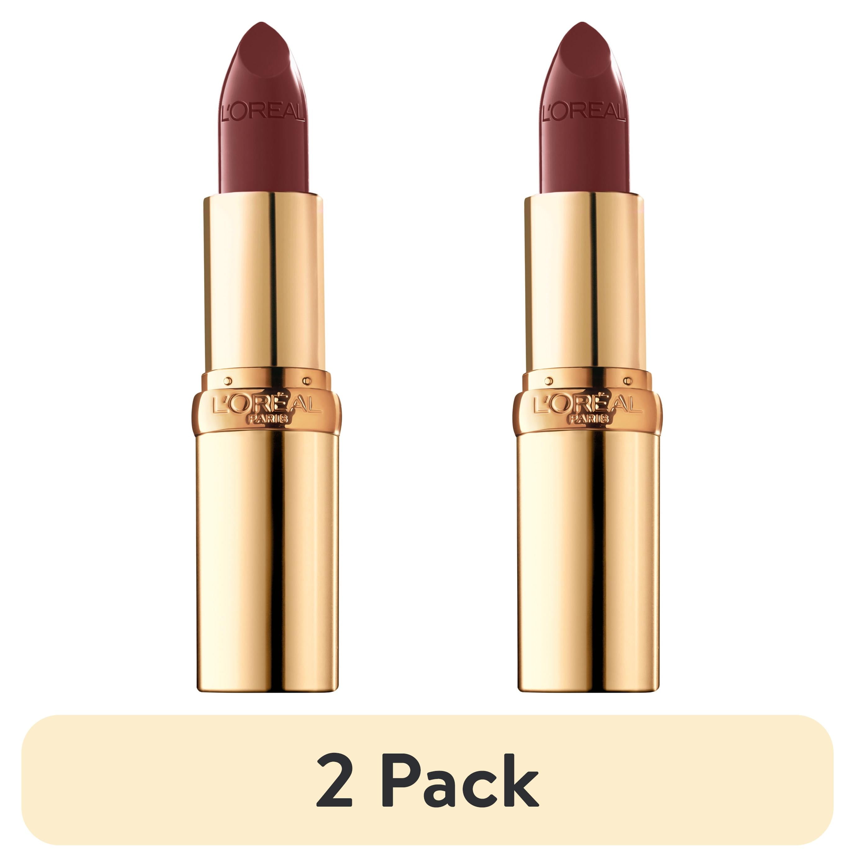 (2 pack) L'Oreal Paris Colour Riche Intense Volume Matte Lipstick, Worth It Medium, 0.06 oz
