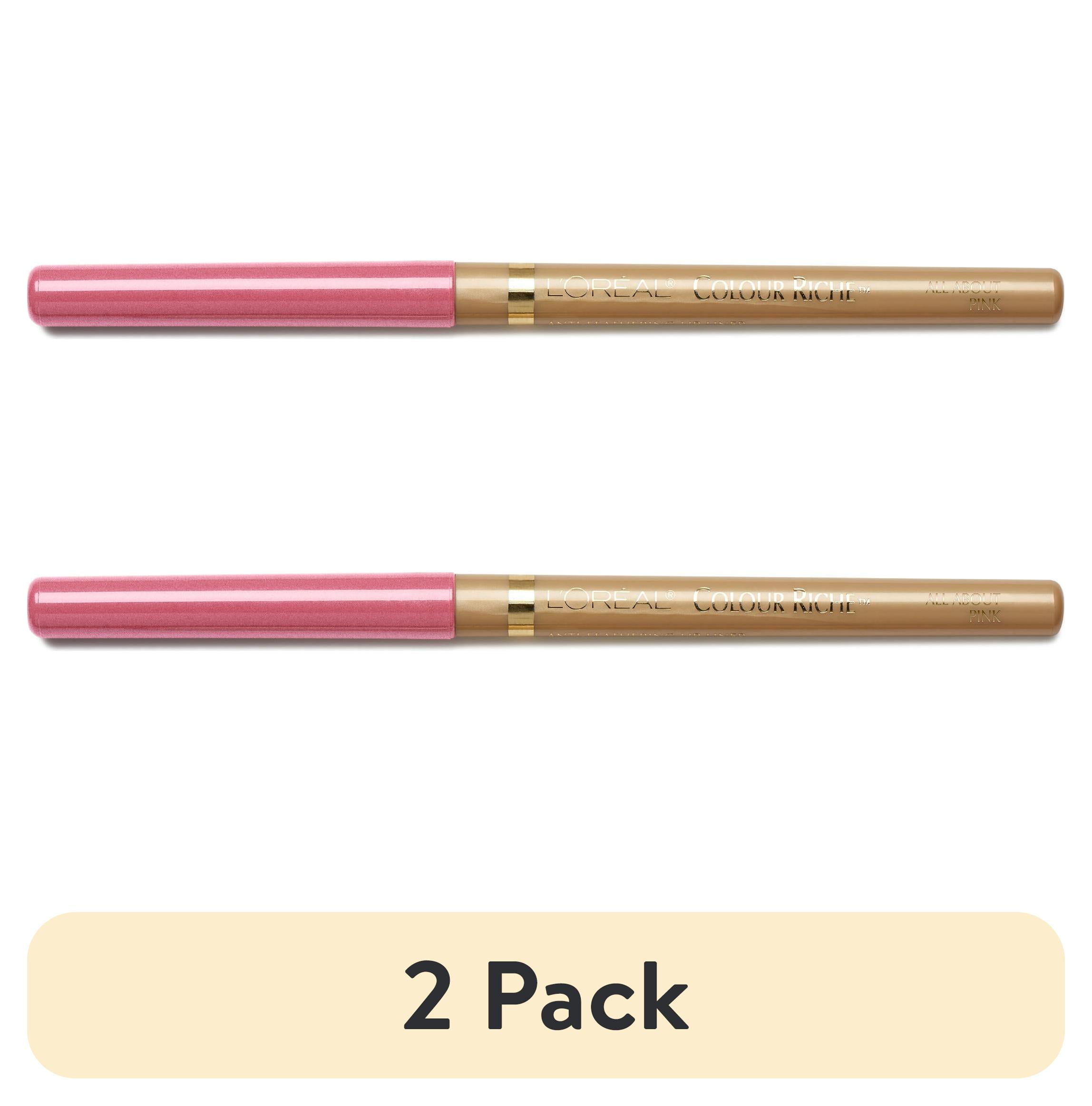 (2 pack) L'Oreal Paris Colour Riche Lip Liner, All About Pink