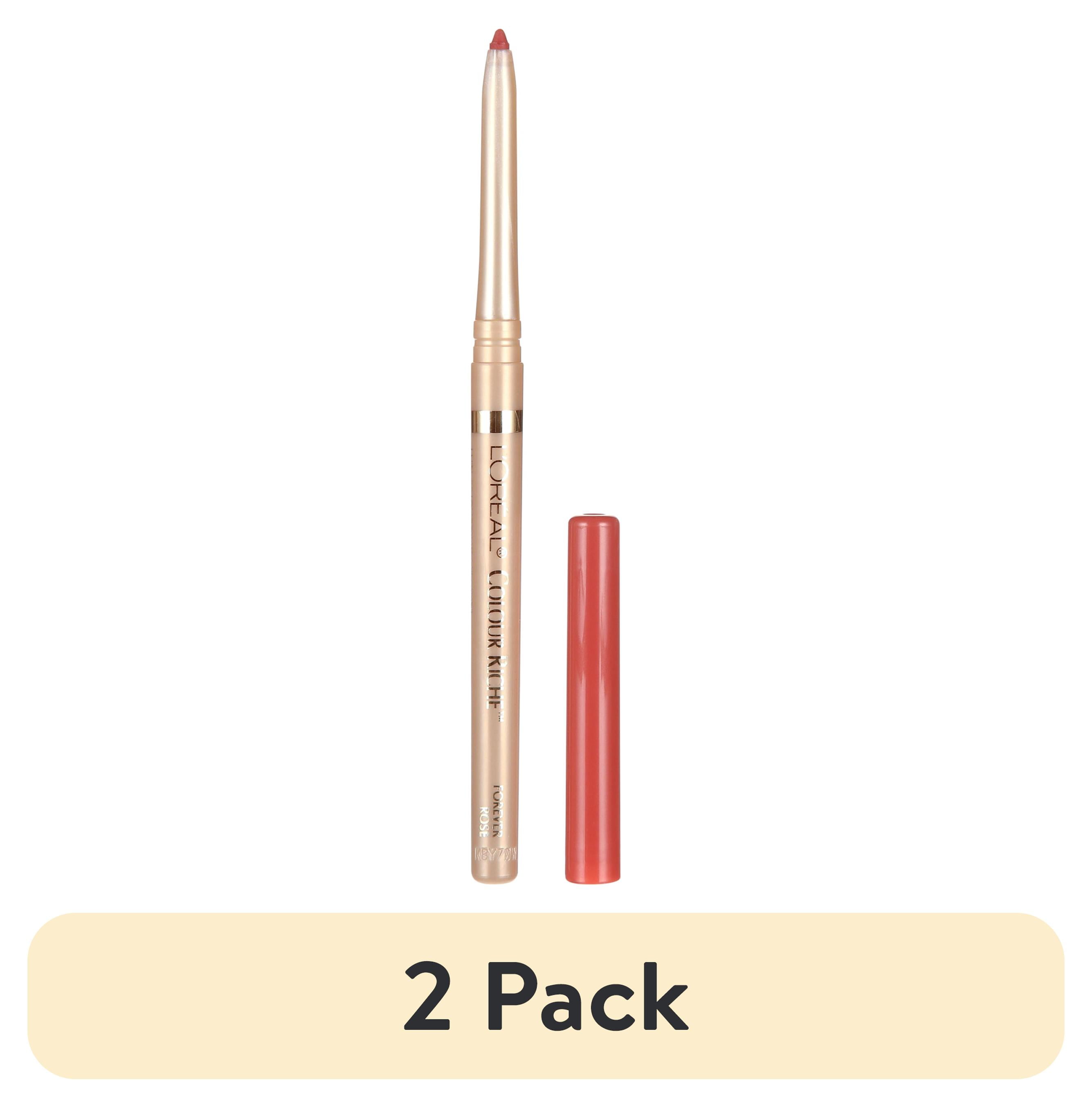 (2 pack) L'Oreal Paris Colour Riche Lip Liner, Forever Rose 721