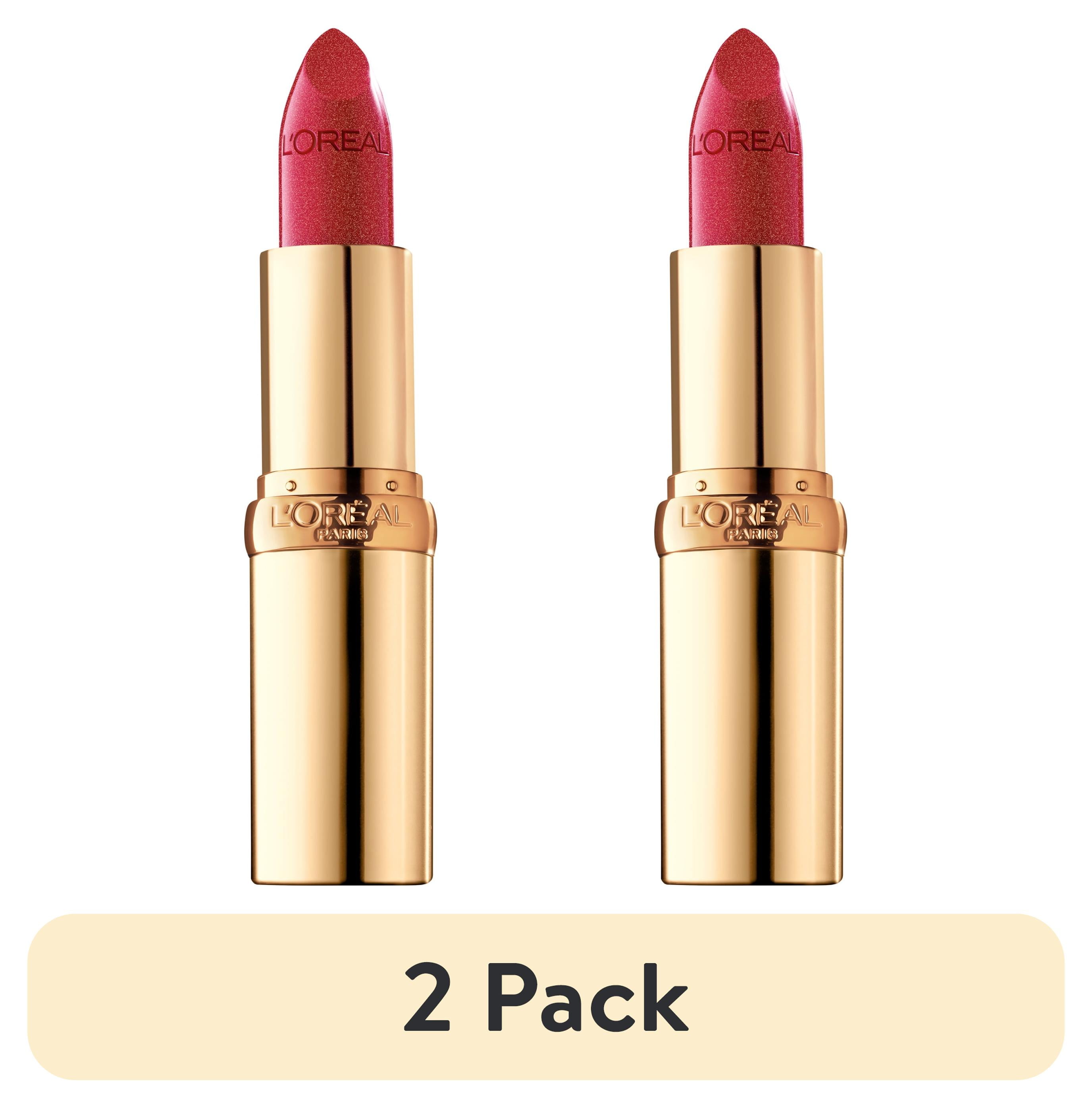 (2 pack) L'Oreal Paris Colour Riche Original Satin Lipstick for Moisturized Lips, 317 Ruby Flame