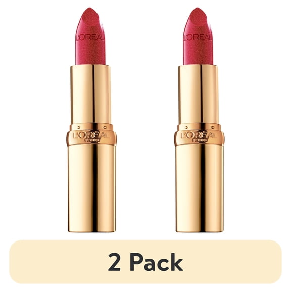 (2 pack) L'Oreal Paris Colour Riche Original Satin Lipstick for Moisturized Lips, 317 Ruby Flame
