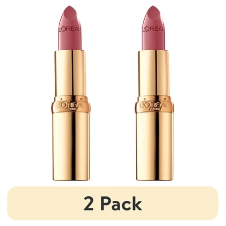(2 pack) L'Oreal Paris Colour Riche Original Satin Lipstick for Moisturized Lips, 129 Montmartre