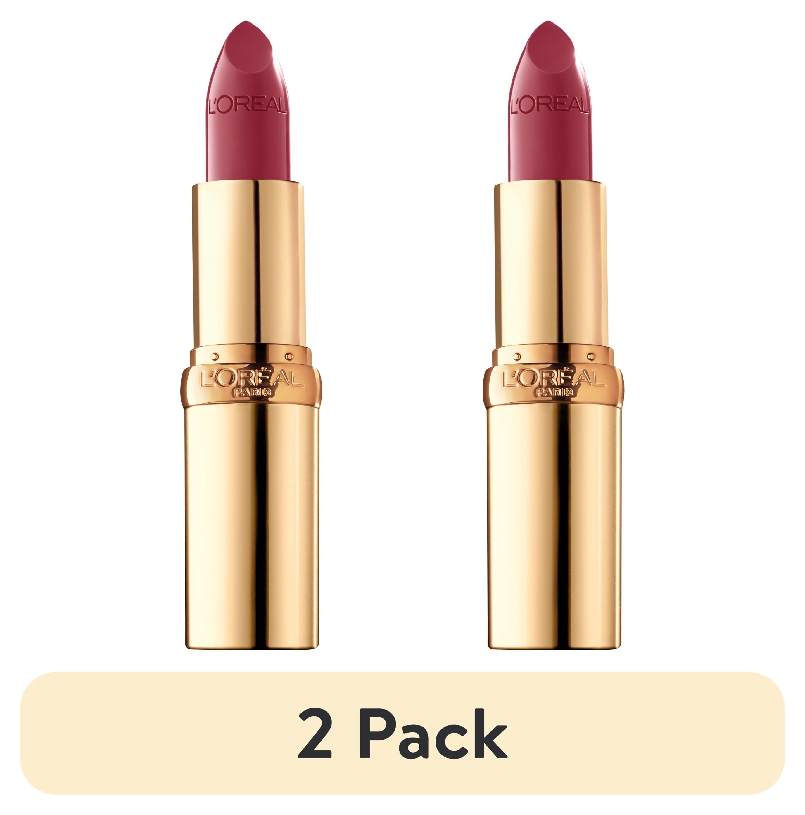 (2 pack) L'Oreal Paris Colour Riche Original Satin Lipstick for Moisturized Lips, 137 Berry Parisienne