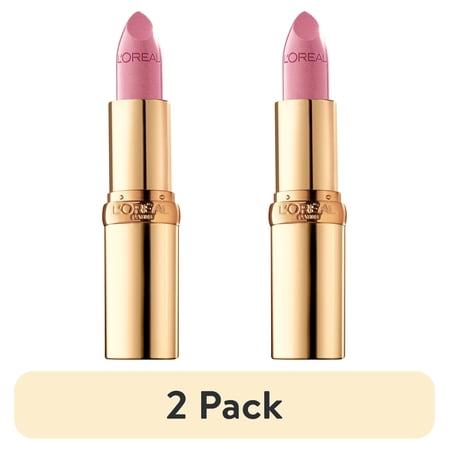 (2 pack) L'Oreal Paris Colour Riche Original Satin Lipstick for Moisturized Lips, 165 Tickled Pink