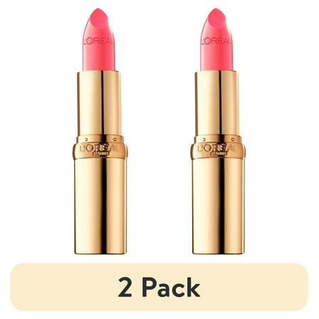 (2 pack) L'Oreal Paris Colour Riche Original Satin Lipstick for Moisturized Lips, 175 I Pink You'Re Cute