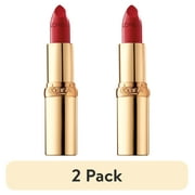 (2 pack) LOreal Paris Colour Riche Original Satin Lipstick, Makeup with Argan Oil and Vitamin E, Red Passion