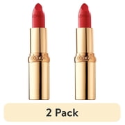 2 pack LOreal Paris Colour Riche Original Satin Lipstick for Moisturized Lips, 350 British Red