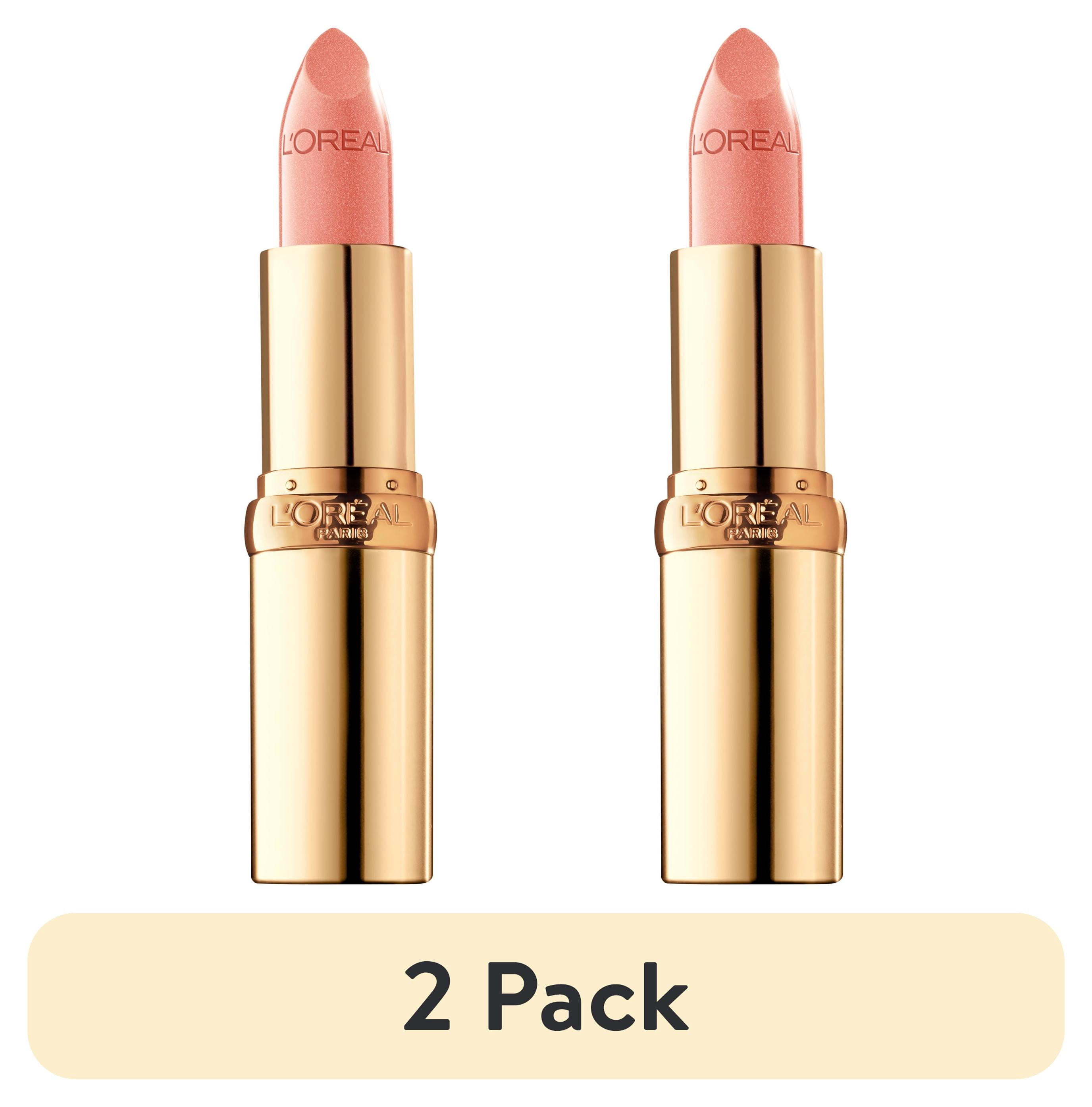 (2 pack) L'Oreal Paris Colour Riche Original Satin Lipstick for Moisturized Lips, 417 Peach Fuzz