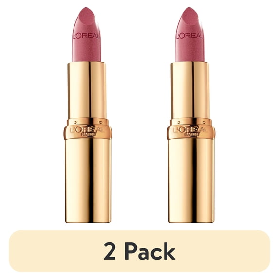 (2 pack) L'Oreal Paris Colour Riche Original Satin Lipstick for Moisturized Lips, 580 Peony Pink