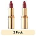 thumbnail interactive-video image 1 of (2 pack) L'Oreal Paris Colour Riche Original Satin Lipstick for Moisturized Lips, 762 Divine Wine, 1 of 7