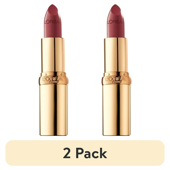 (2 pack) L'Oreal Paris Colour Riche Original Satin Lipstick for Moisturized Lips, 762 Divine Wine