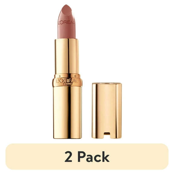 (2 pack) L'Oreal Paris Colour Riche Original Satin Lipstick for Moisturized Lips, 800 Fairest Nude