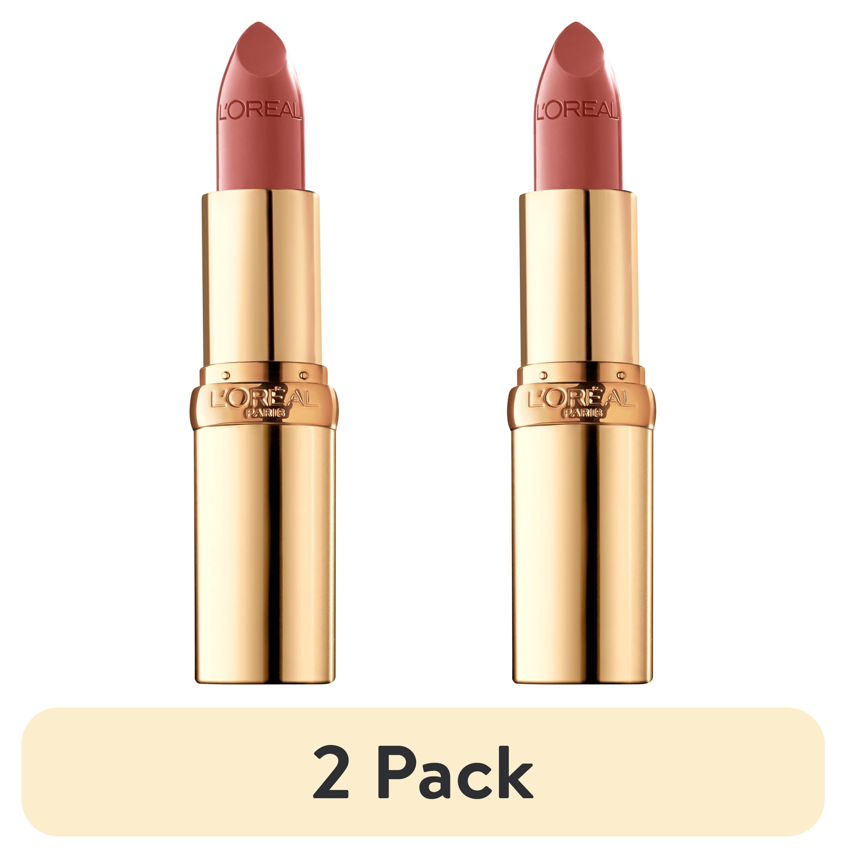 (2 pack) L'Oreal Paris Colour Riche Original Satin Lipstick for Moisturized Lips, 840 Nature's Blush