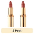 thumbnail interactive-video image 1 of (2 pack) L'Oreal Paris Colour Riche Original Satin Lipstick for Moisturized Lips, 840 Nature's Blush, 1 of 8
