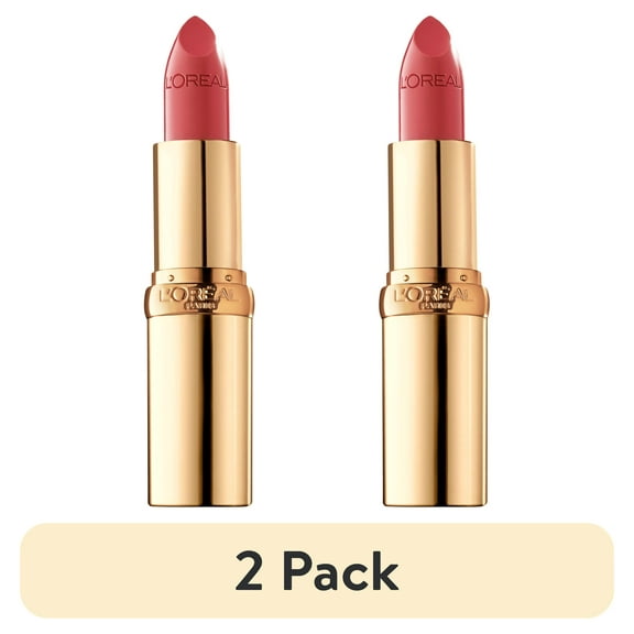 (2 pack) L'Oreal Paris Colour Riche Original Satin Lipstick for Moisturized Lips, 254 Everbloom