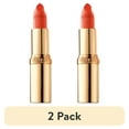 thumbnail interactive-video image 1 of (2 pack) L'Oreal Paris Colour Riche Original Satin Lipstick for Moisturized Lips, 410 Volcanic, 1 of 9