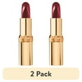 thumbnail image 1 of (2 pack) L'Oreal Paris Colour Riche Reds of Worth Satin Lipstick, 190 Hopeful Red, 1 of 9