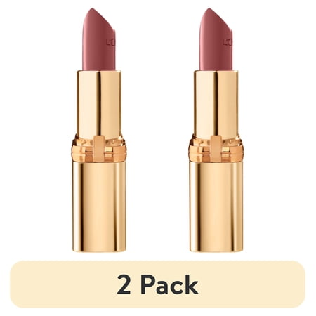 (2 pack) L'Oreal Paris Colour Riche Satin Lipstick with Vitamin E, 635 Worth It Medium